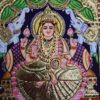 Gajalakshmi Tanjore Painting 15" x 13" with Framed 22K Gold Pooja Room Goddess of Wealth Indian Art Gift Pooja Room Décor Ready to Ship