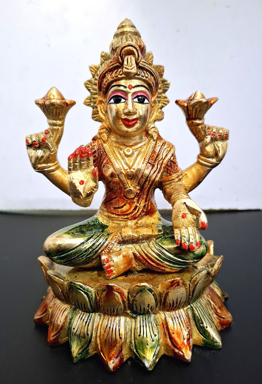 Brass Lakshmi statue for Home