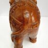 Wooden Elephant Statue Handmade Animal Sculpture Figurine Elephant Sculpture Handicraft Asian Indian Elephant Home Decor Ready To Ship