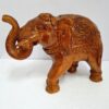 Wooden Elephant Statue Handmade Animal Sculpture Figurine Elephant Sculpture Handicraft Asian Indian Elephant Home Decor Ready To Ship