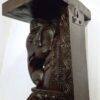 Wooden Wall Mounted Shelf Elephant Statue Wooden Wall Stand Plnt Vase Idol Stand Living Room/Pooja Room, 1 PC, Size 10x7x6 Inch, Ready to Ship