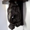 Wooden Wall Mounted Shelf Elephant Statue Wooden Wall Stand Plnt Vase Idol Stand Living Room/Pooja Room, 1 PC, Size 10x7x6 Inch, Ready to Ship