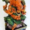 Wooden Ganesh Statue Hindu Deity Handmade Carved Idol 18 inches Ganapati Pooja room home decor Wood Statue Ready to Ship