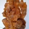 Wooden Ganesh Statue 18 Inch Ganesha Sculpture Ganapathi Vinayaka Vigneshwara Home Décor Temple Figurine Pooja Room Ready to Ship