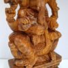 Wooden Ganesh Statue 18 Inch Ganesha Sculpture Ganapathi Vinayaka Vigneshwara Home Décor Temple Figurine Pooja Room Ready to Ship