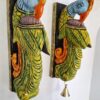 Peacock Wall Bracket Pair
