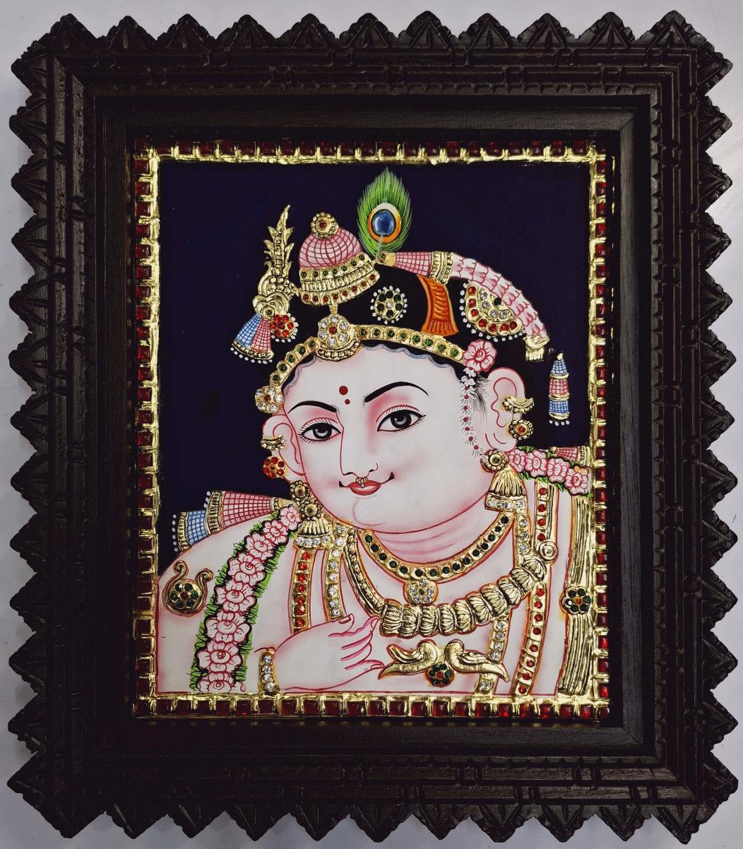 Krishna Tanjore Painting