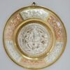 JLine Arts Ganesha Tanjore art plate wall hanging