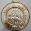 Peacock tanjore art plate Jline Arts wall hanging