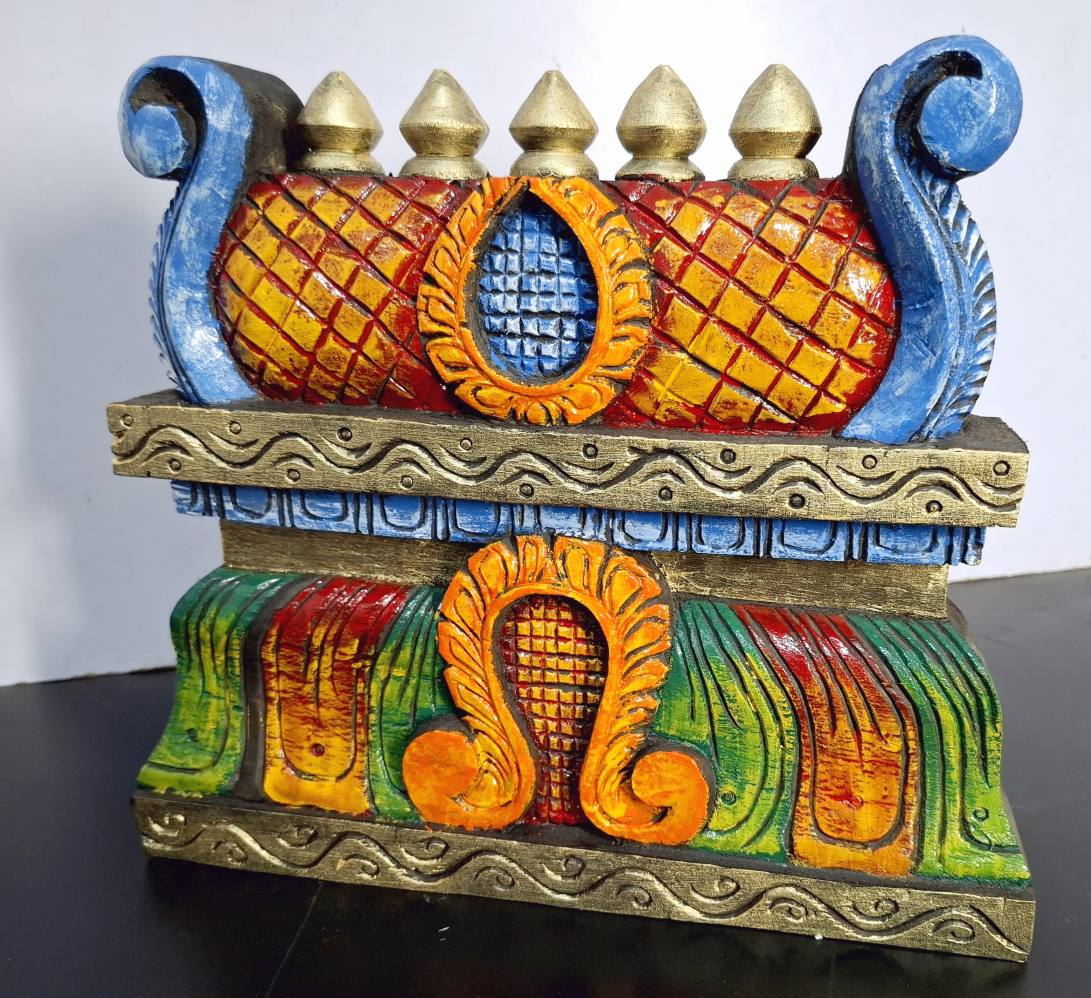 Temple Gopuram Wall Panel