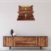 Wooden Temple Gopuram Wall Panel