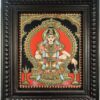 Traditional ayyappan Tanjore painting with rich gold foil work – handcrafted Indian art for spiritual home decor and temple space