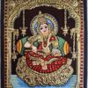 Traditional Annapoorani Tanjore painting with rich gold foil work – handcrafted Indian art for spiritual home decor and temple space