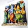 Wooden Radha Krishna Wall Panel