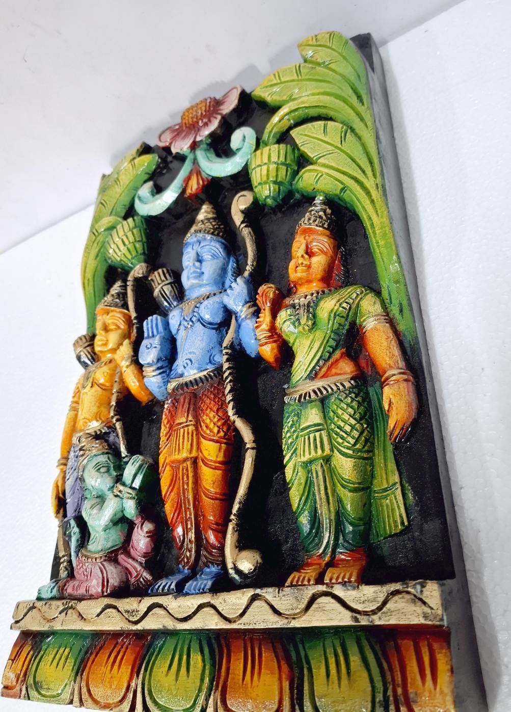 wooden Ganesha wall decor