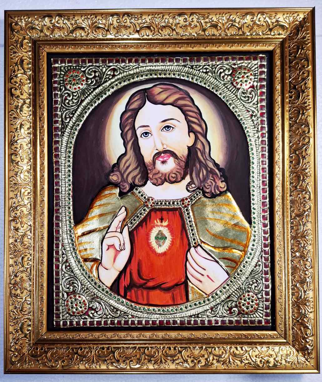 Tanjore Painting Jesus