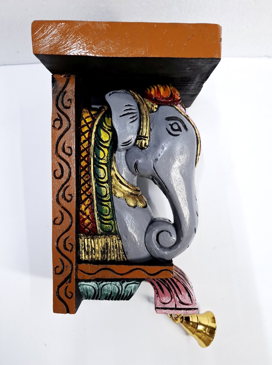 Wooden Elephant Wall Hanging