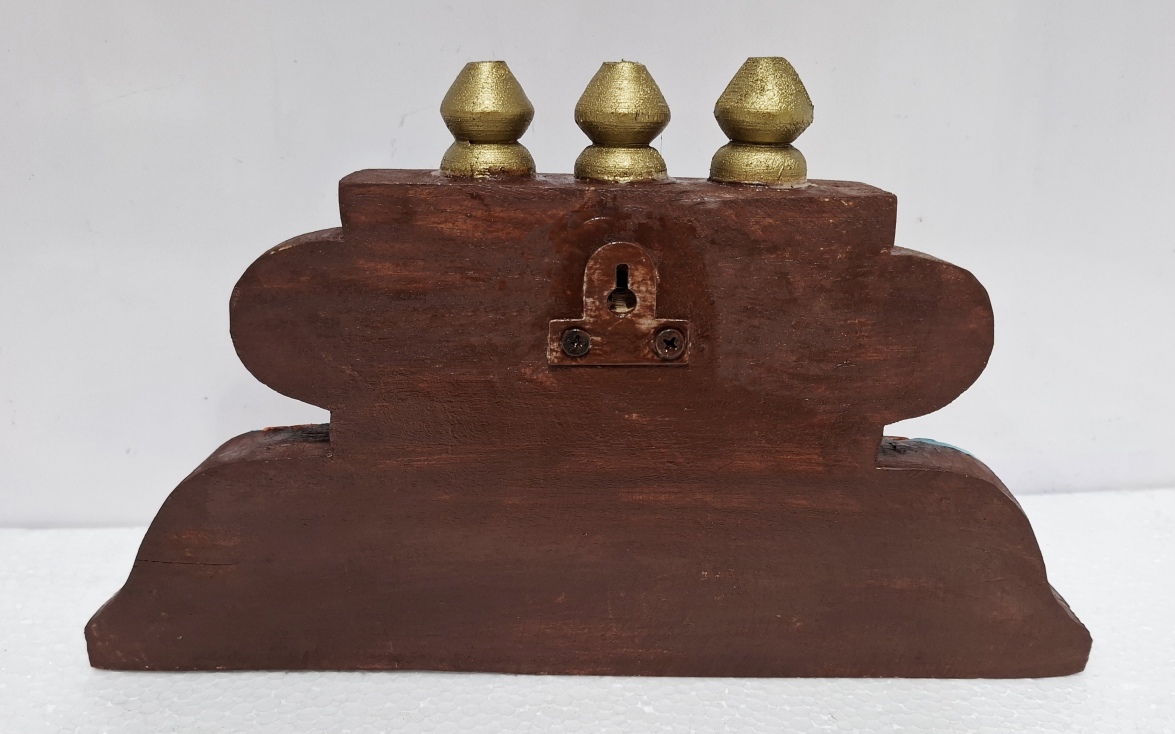 Wooden Temple Gopuram Wall Panel