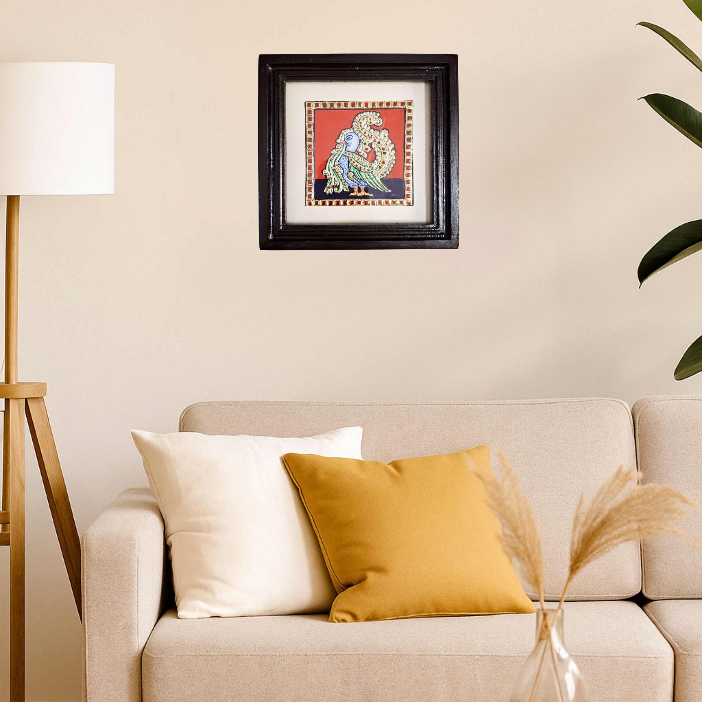 Peacock Tanjore Painting