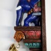 Wooden Elephant Wall Shelf