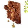 Wooden Parrot Wall Bracket Pair 12 Inch – Hand-Carved Brown Finish Temple Style Corbels