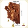 wooden parrot wall bracket