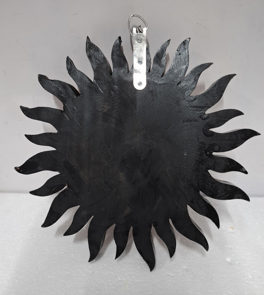 Wooden Om Sun Wall Shelf