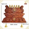 Wooden Temple Gopuram Wall Panel