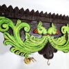 Wooden Parrot Wall Shelf