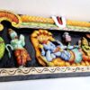 wooden ranganatha vishnu wall panel