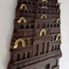 Wooden Temple Gopuram Wall Panel