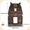 Wooden Temple Gopuram Wall Panel