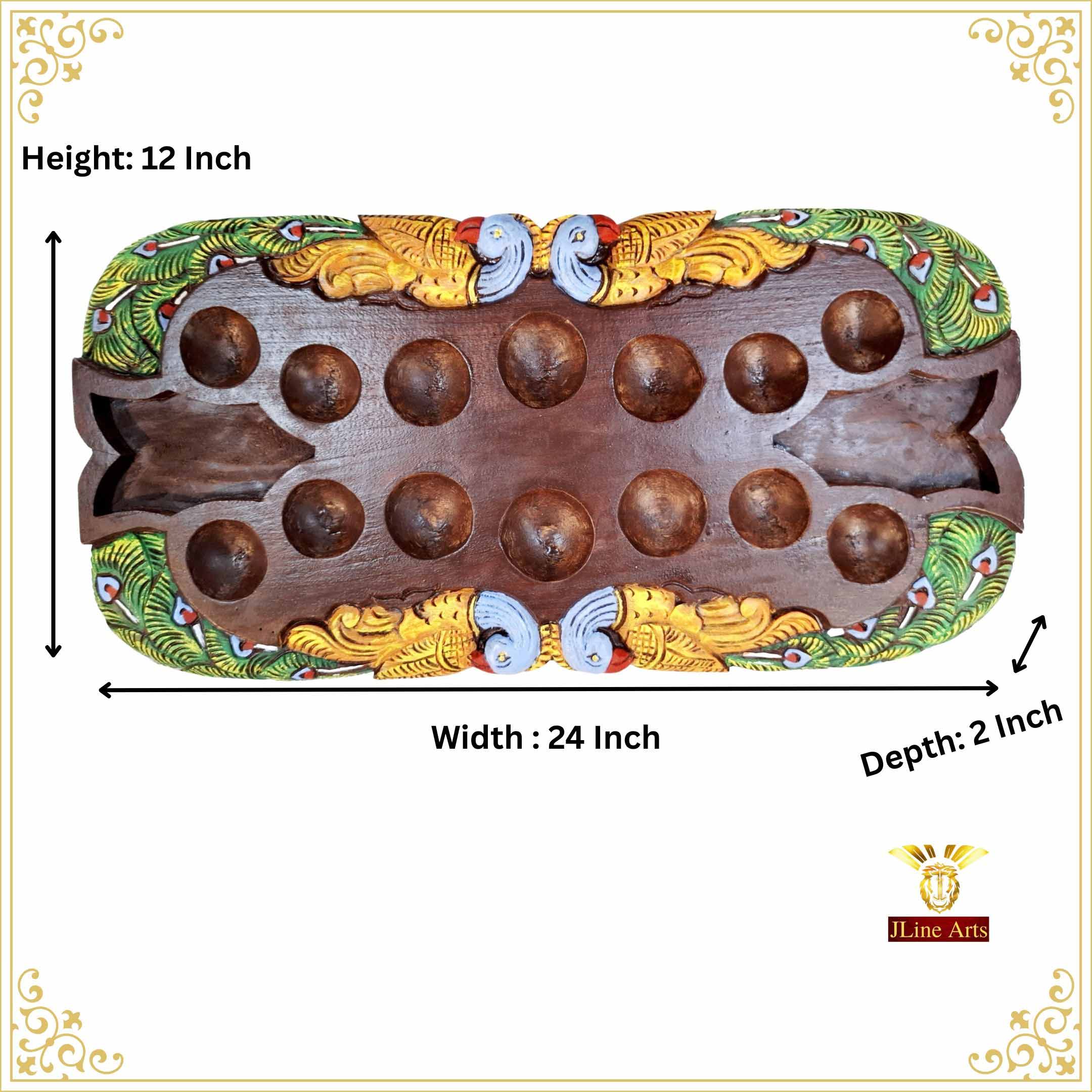 Wooden Pallanguli Board 24 inches