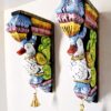 wooden annam wall brackets set
