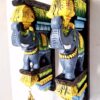 Wooden Elephant Wall Bracket Pair 18 Inch