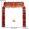 Wooden Temple Gopuram Wall Panel